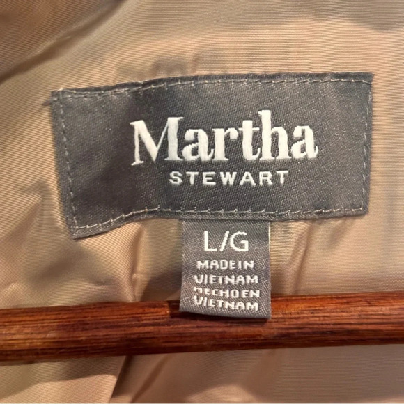 Martha Stewart Hooded A-Line Coat, Large, Water Resistant - Picture 6 of 11
